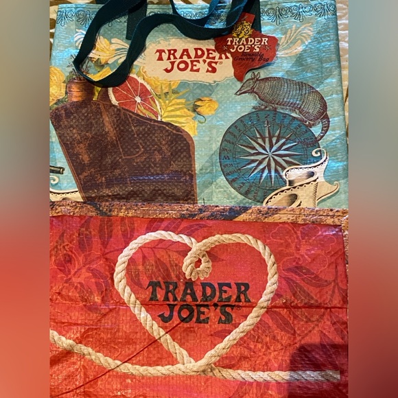 3 Trader Joe's Tote Bags - Picture 4 of 6